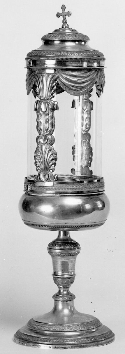 ostensorio - a coppa, opera isolata - ambito piemontese (secondo quarto sec. XIX)