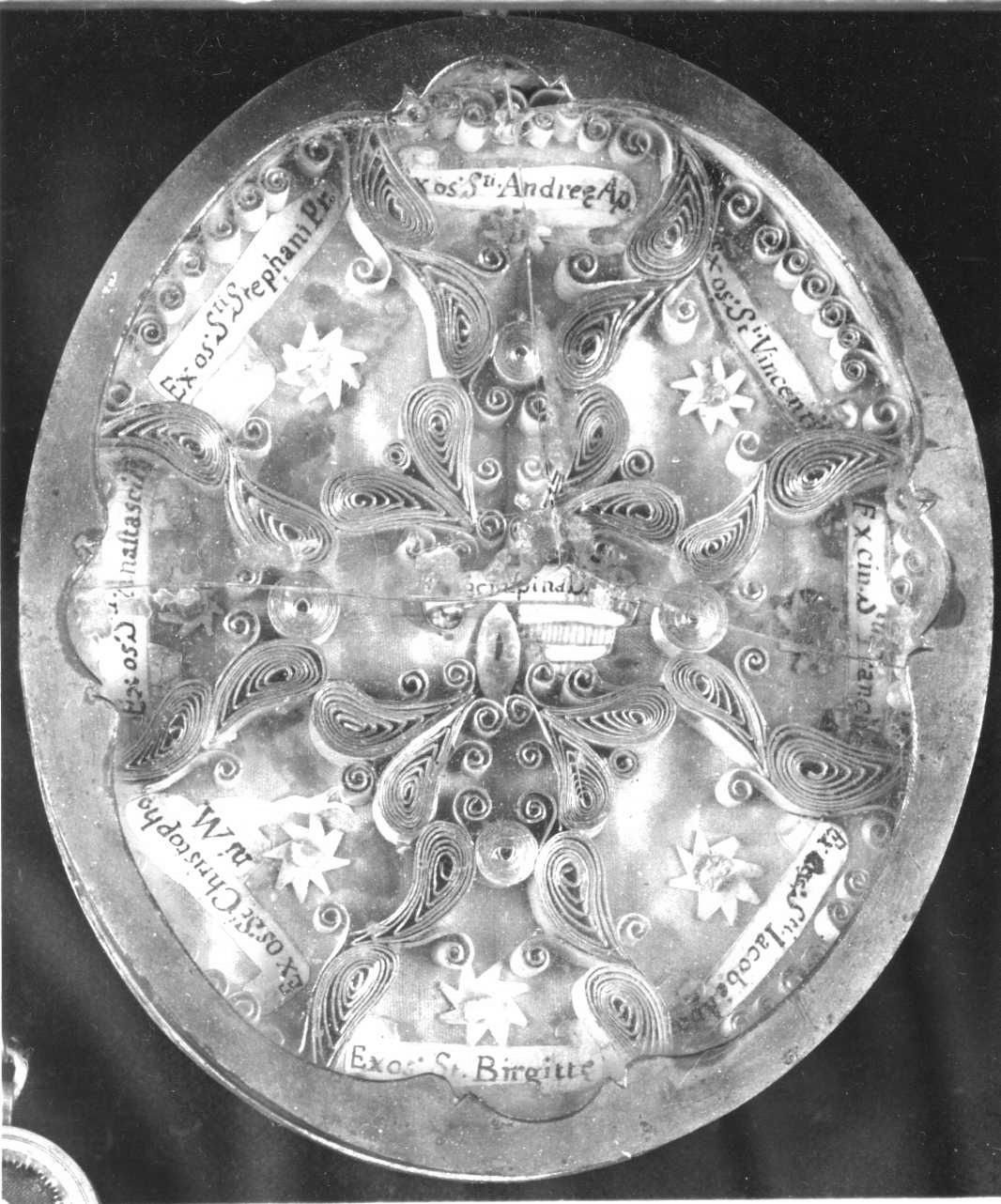 reliquiario a capsula, opera isolata - ambito italiano (seconda metà sec. XIX)