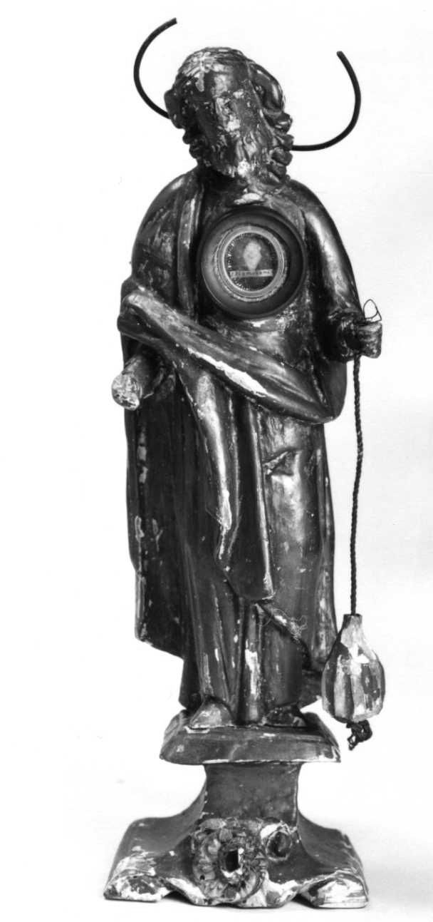 SANT'OMOBONO (reliquiario - a statuetta, opera isolata) - bottega piemontese (sec. XVII)