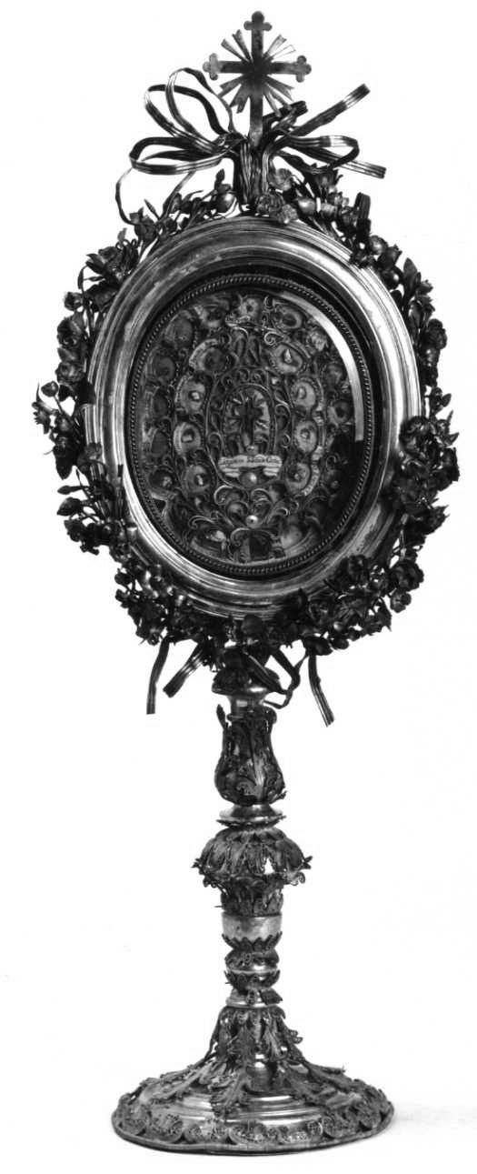 reliquiario - a ostensorio, opera isolata - produzione piemontese (seconda metà sec. XVIII)