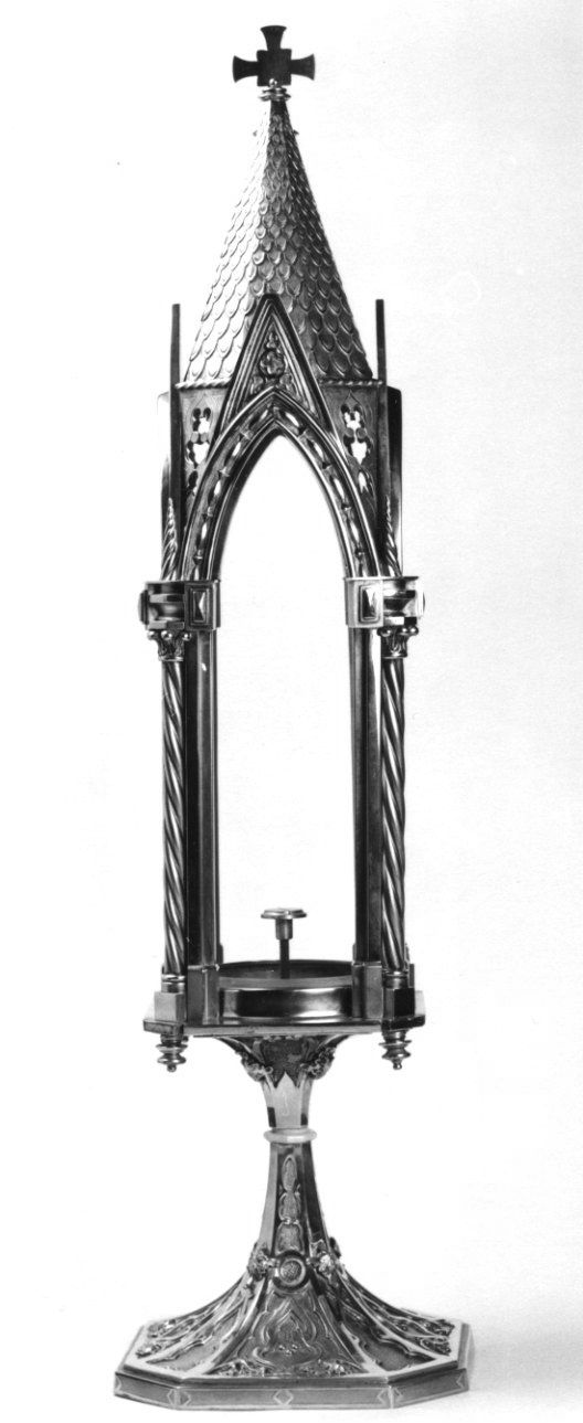 ostensorio architettonico, opera isolata - ambito italiano (prima metà sec. XIX)