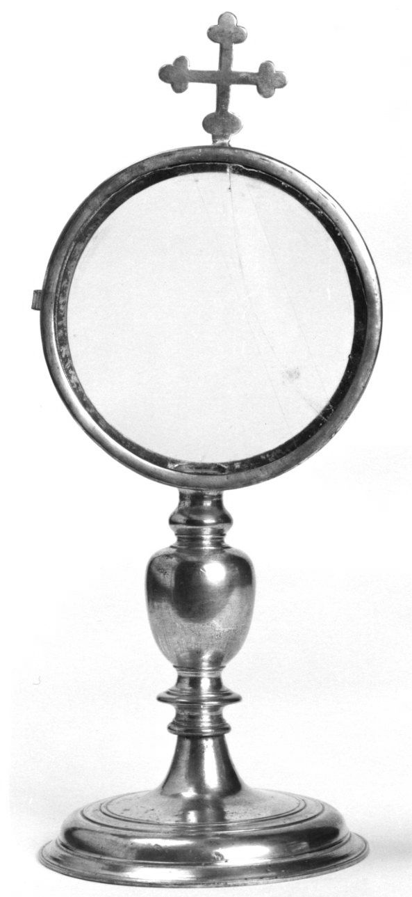 teca-lunetta, opera isolata - ambito italiano (seconda metà sec. XVII)