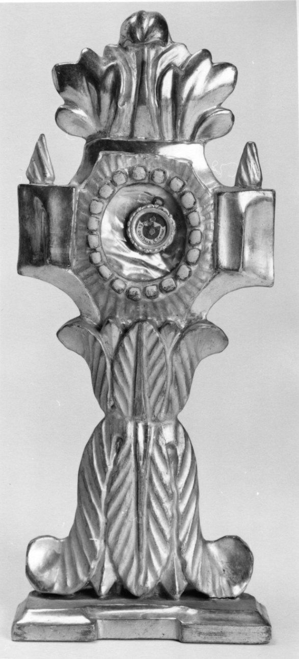 reliquiario - a ostensorio, opera isolata - ambito piemontese (seconda metà sec. XVII)