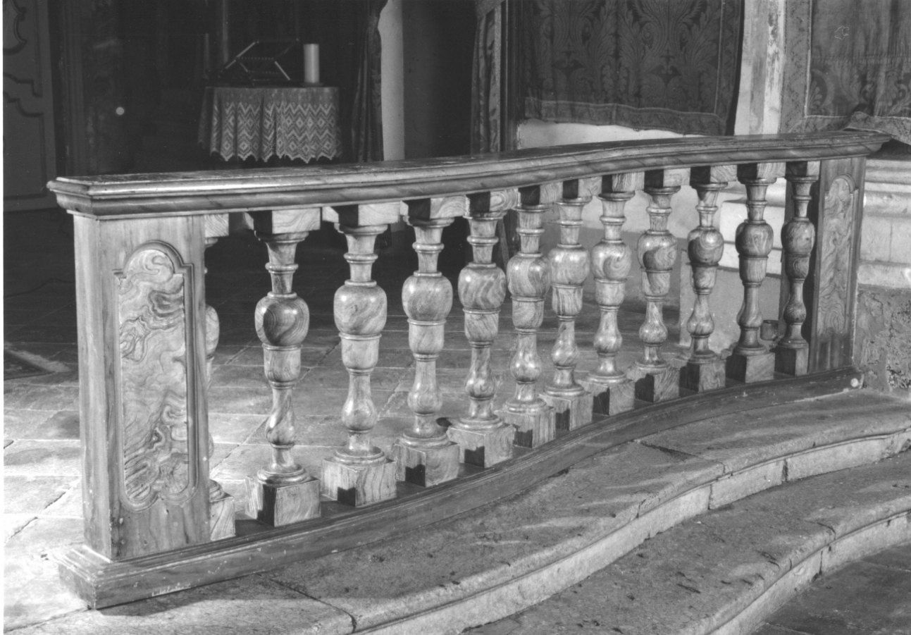 balaustrata, serie di Marletto Bernardo (metà sec. XVIII)