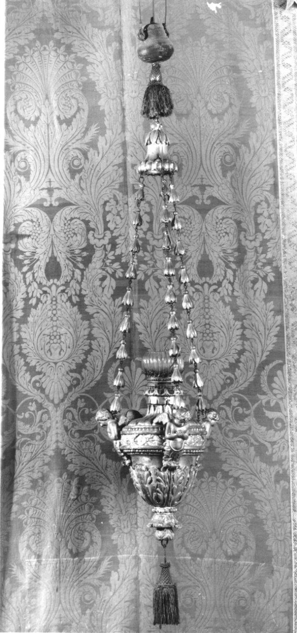 lampada pensile, serie - ambito piemontese (ultimo quarto sec. XVIII)