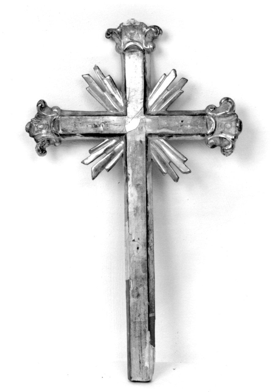croce, elemento d'insieme - ambito piemontese (metà sec. XVIII)