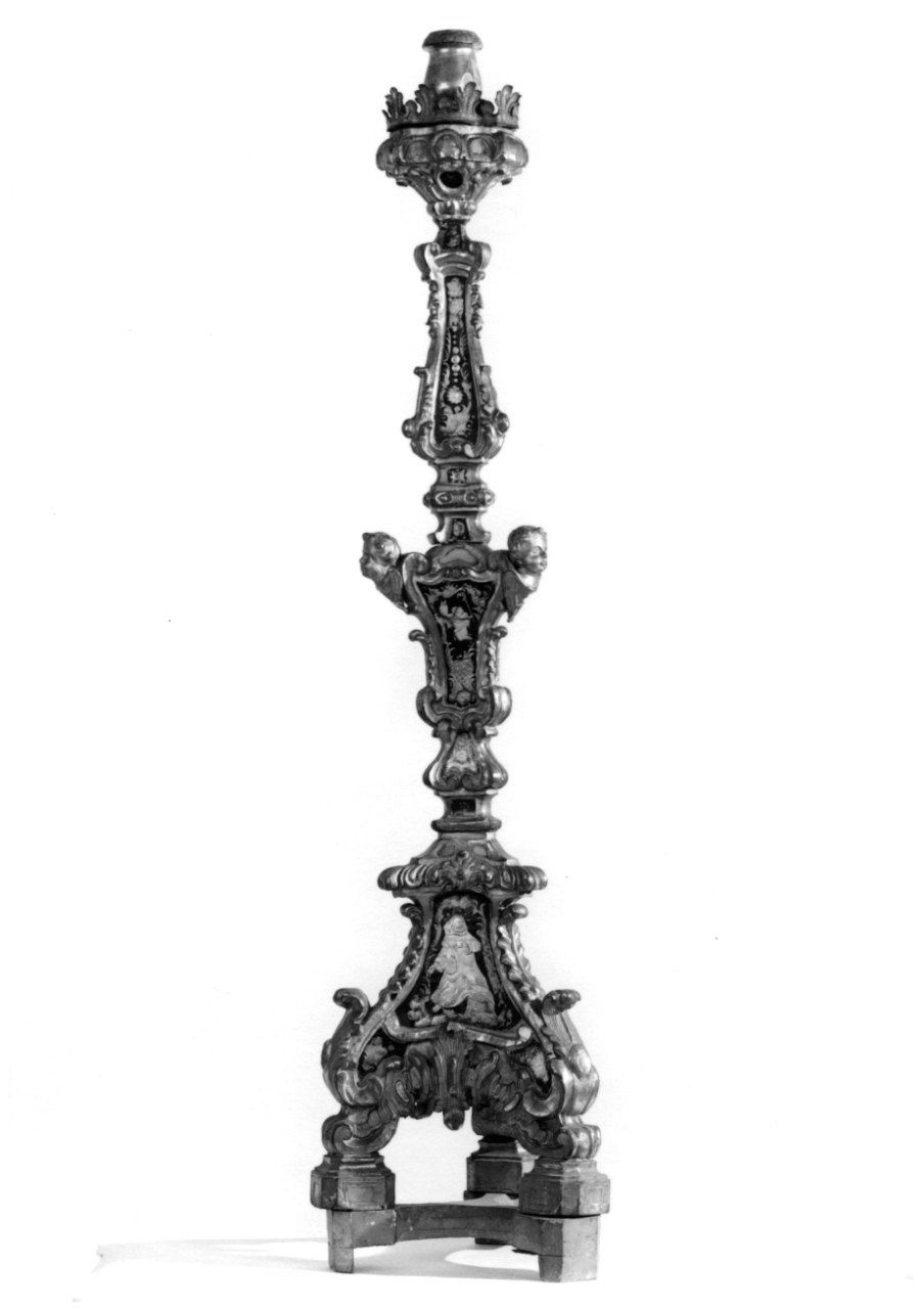 candelabro, serie - ambito lombardo-veneto (metà sec. XVIII)