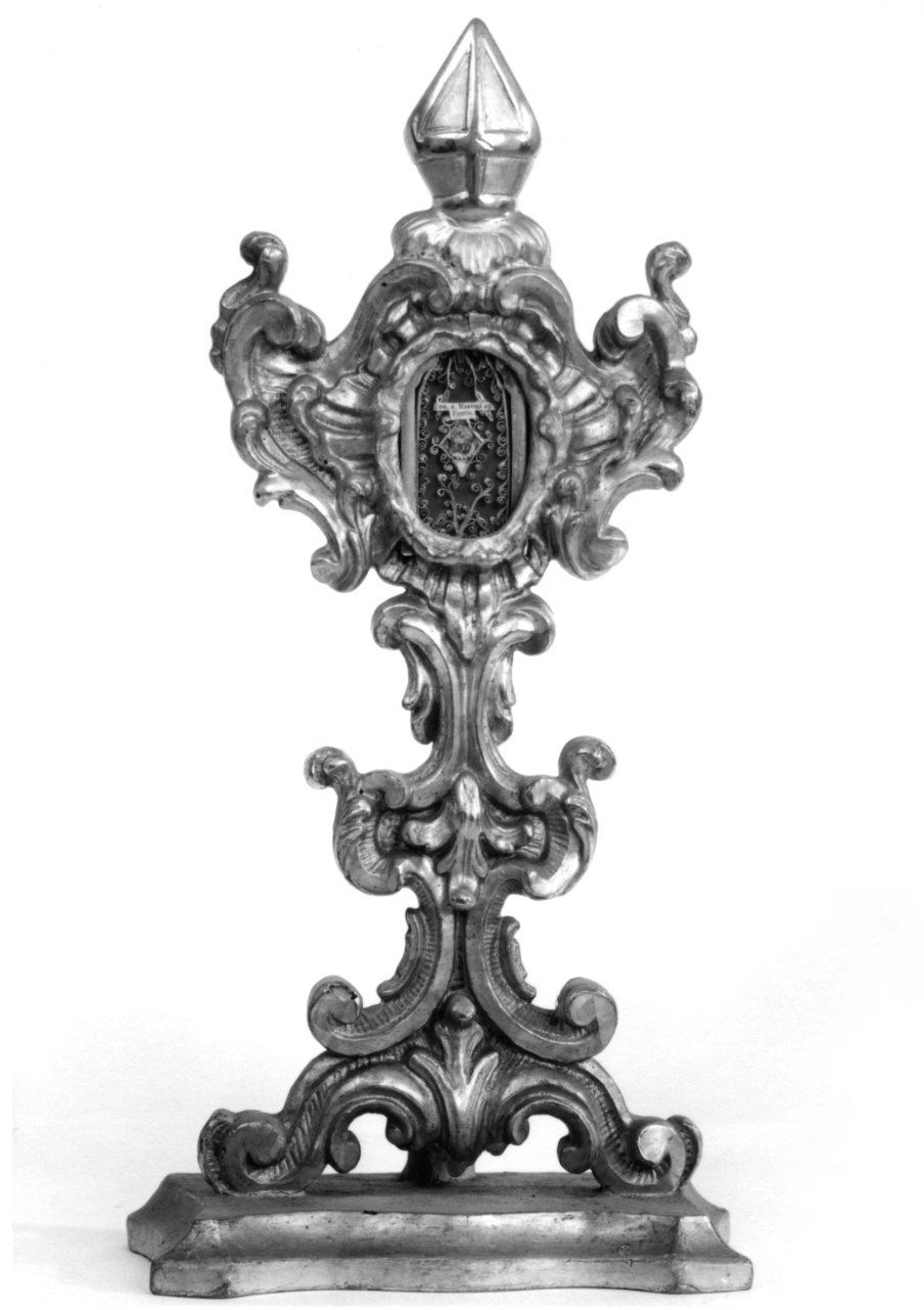 reliquiario - a ostensorio, opera isolata - ambito piemontese (secondo quarto sec. XVIII)