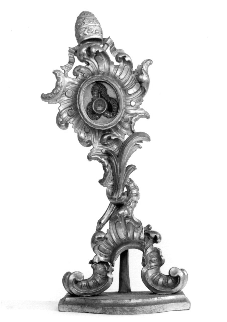 reliquiario - a ostensorio, opera isolata - ambito piemontese (secondo quarto sec. XVIII)
