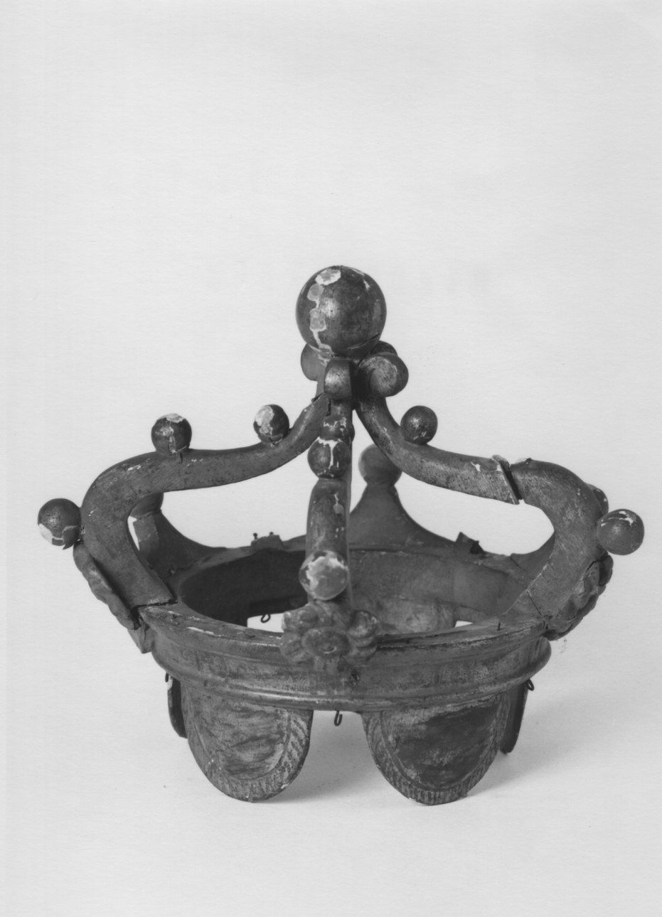 corona di tronetto per esposizione eucaristica - ambito piemontese (sec. XIX)