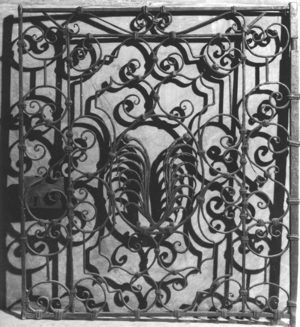 cancello di balaustrata, elemento d'insieme - ambito piemontese (fine sec. XVIII)