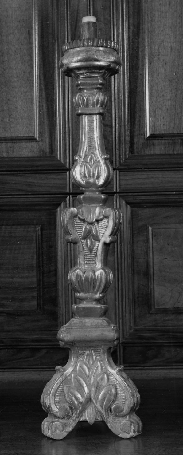 candelabro, serie - ambito piemontese (ultimo quarto sec. XVIII)
