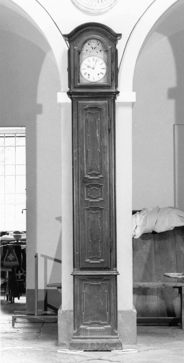 cassa di orologio, opera isolata - ambito piemontese (ultimo quarto sec. XVIII)