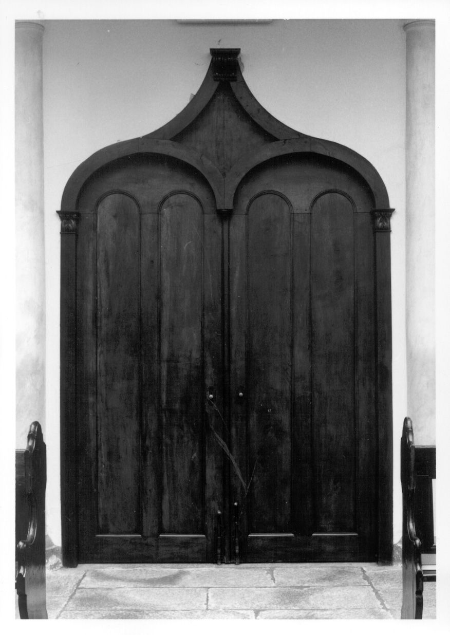 porta - a due battenti, opera isolata - ambito piemontese (metà sec. XIX)