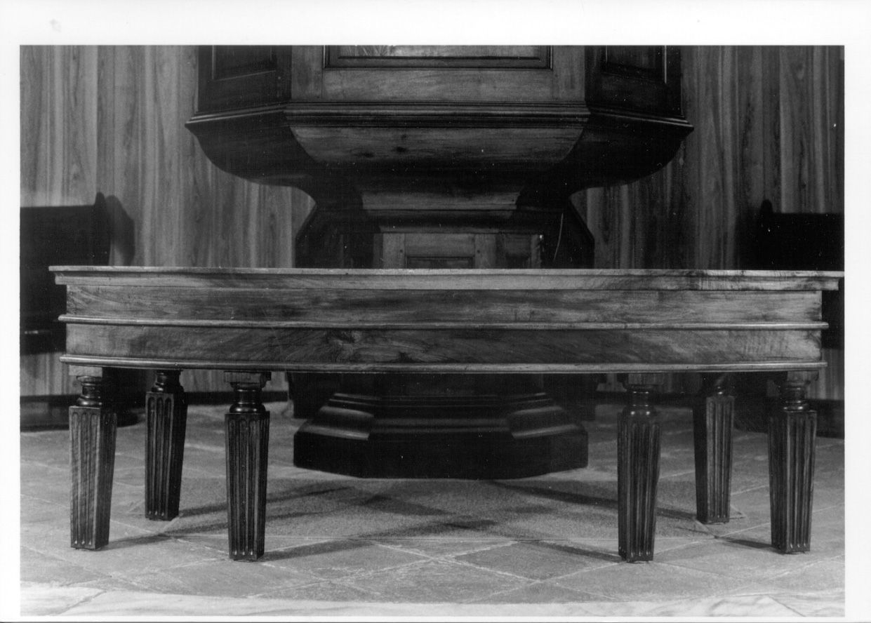 tavolo, opera isolata - ambito piemontese (metà sec. XIX)