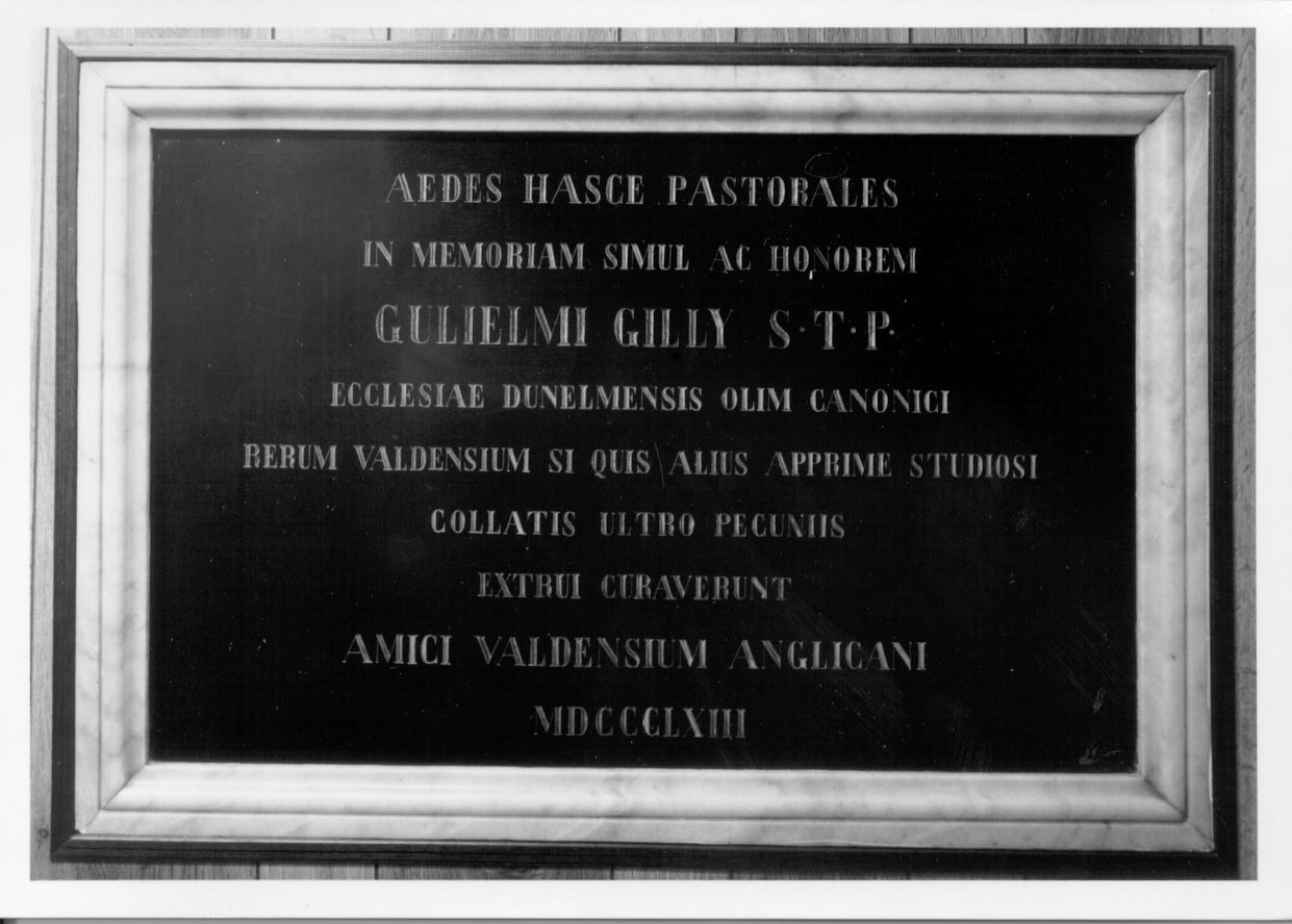 lapide commemorativa, opera isolata - ambito piemontese (terzo quarto sec. XIX)