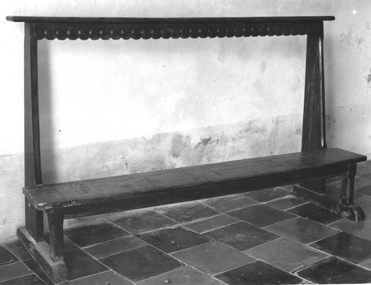 inginocchiatoio, opera isolata - ambito piemontese (fine sec. XIX)