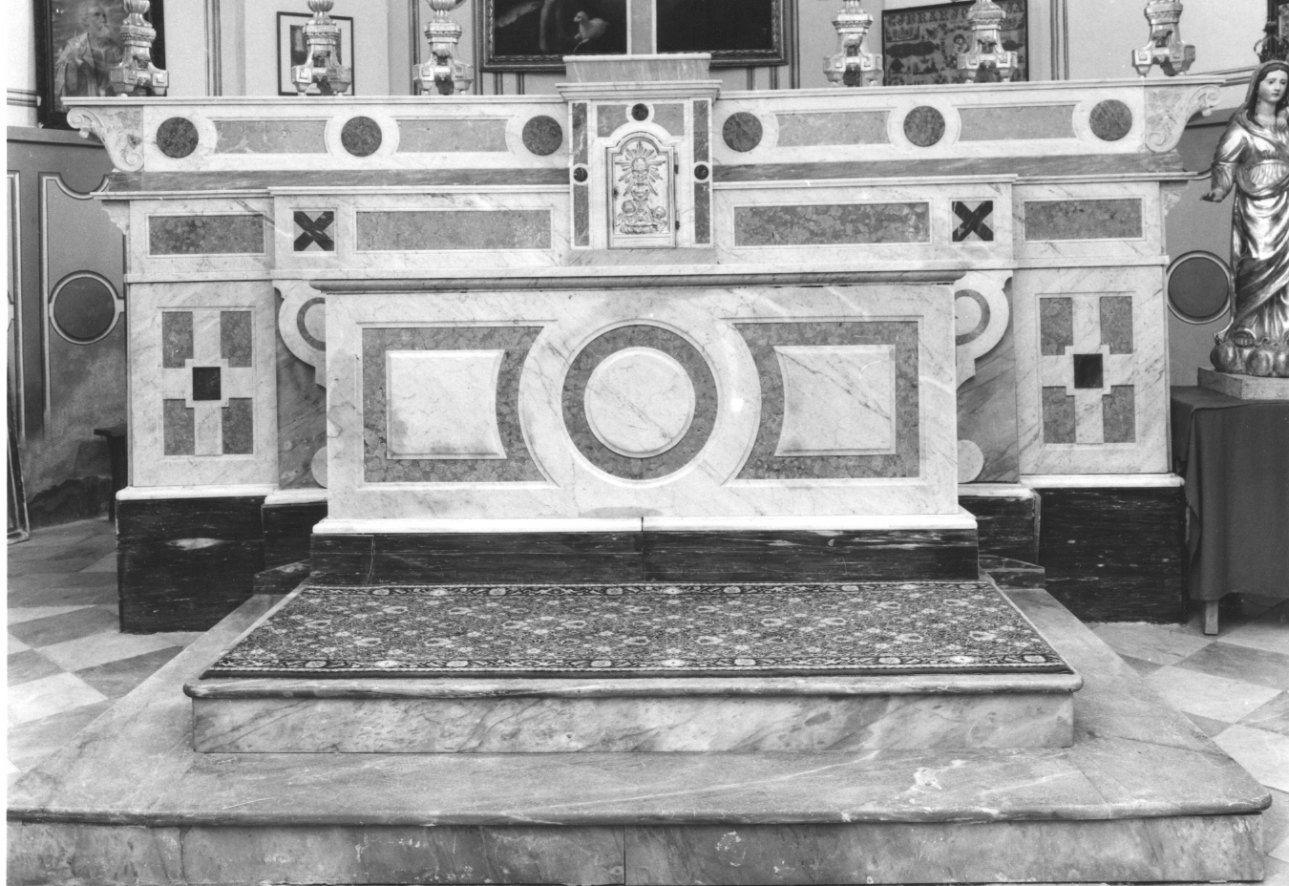 altare maggiore, opera isolata - ambito piemontese (fine sec. XIX)