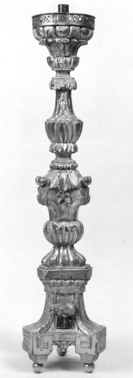 candelabro, serie - ambito piemontese (fine/inizio secc. XIX/ XX)