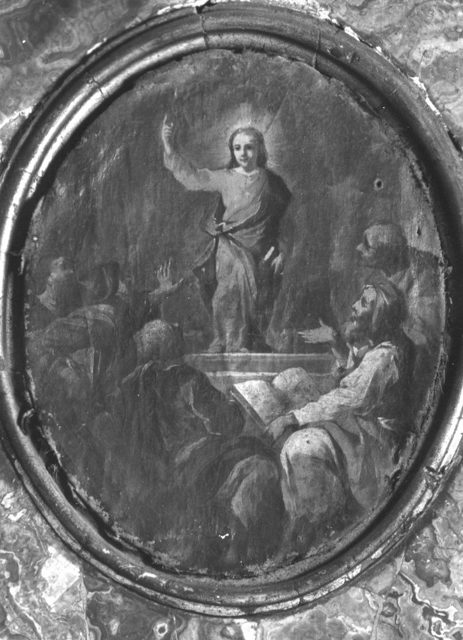 disputa di Gesù con i dottori nel tempio (dipinto) - bottega piemontese (metà sec. XVIII)