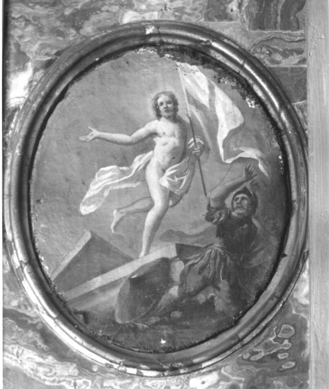 RESURREZIONE DI CRISTO (dipinto) - bottega piemontese (metà sec. XVIII)