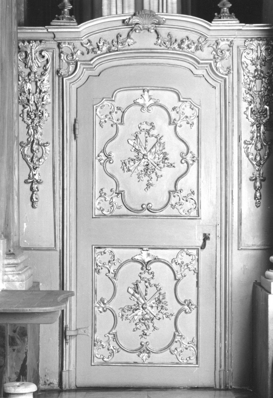 porta, serie di Alfieri Benedetto (attribuito) - ambito piemontese (metà sec. XVIII)