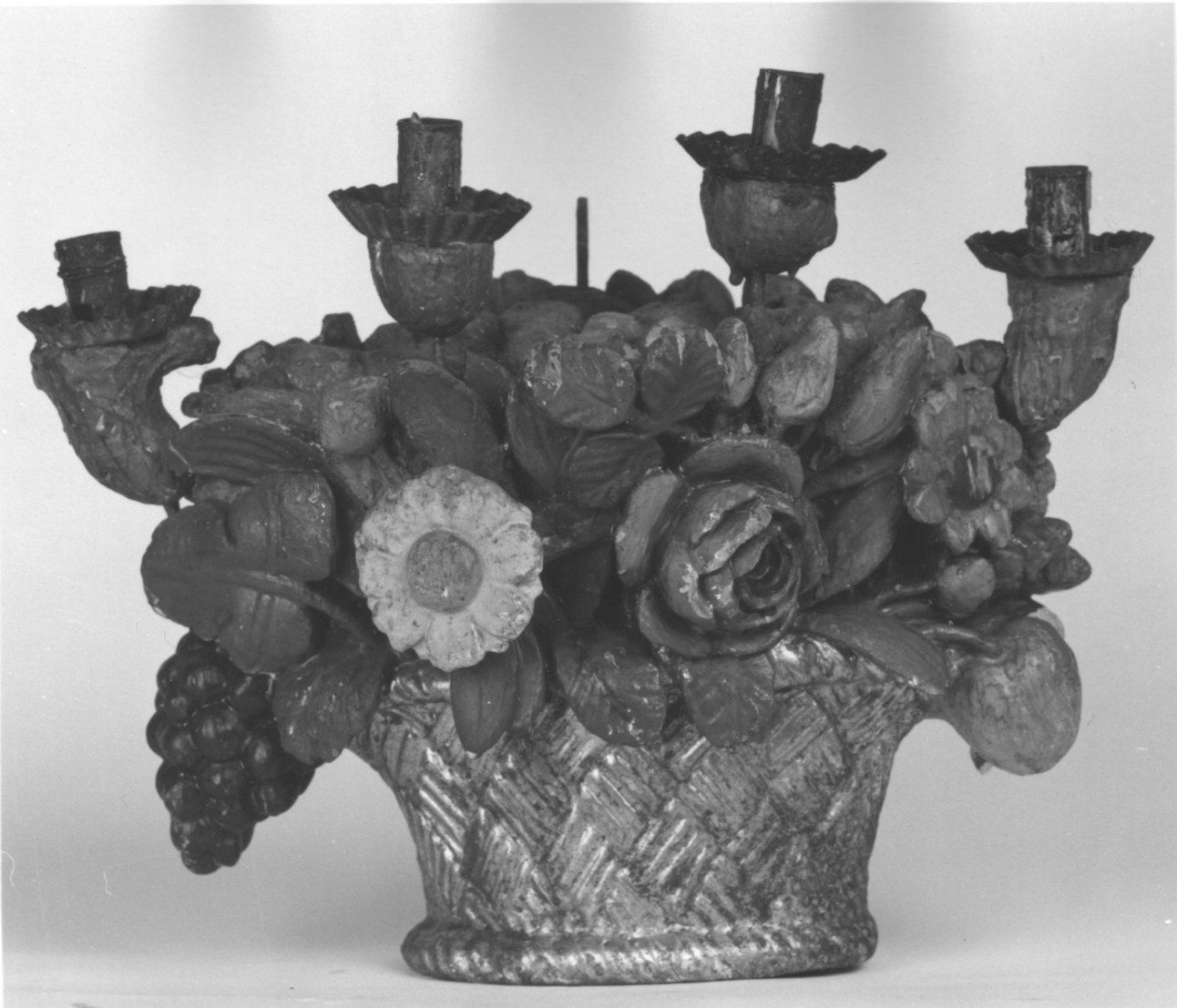 candelabro, serie - ambito piemontese (primo quarto sec. XIX)