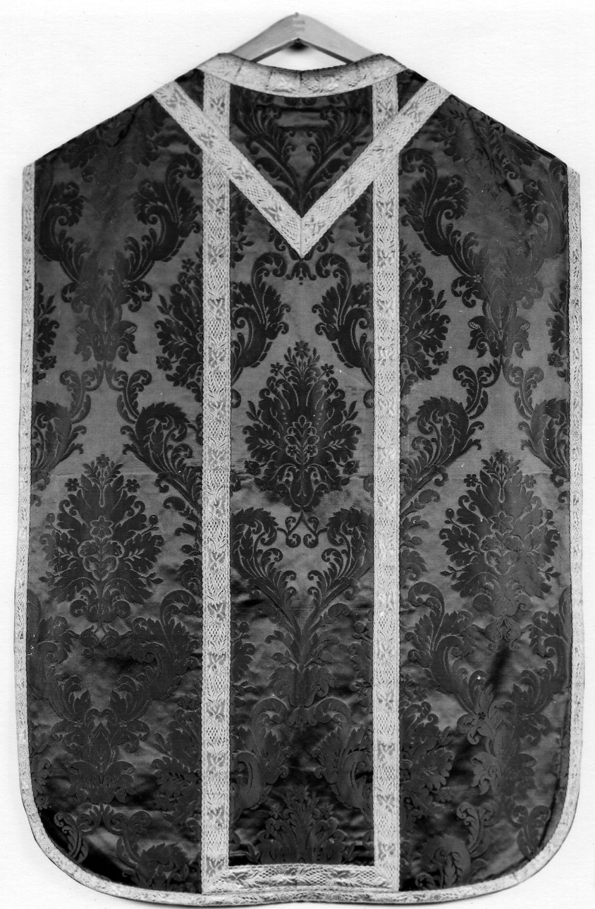 paramento liturgico, insieme - manifattura italiana (fine/inizio secc. XIX/ XX)