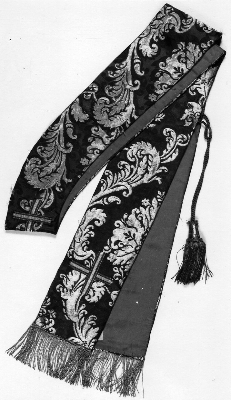 stola, serie - manifattura italiana (fine/inizio secc. XIX/ XX)