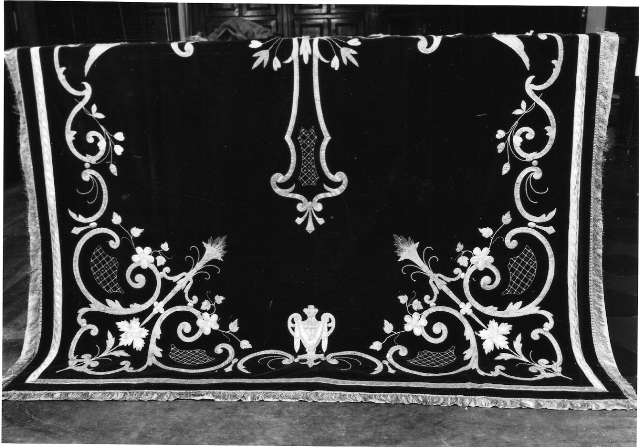 coltre funebre, opera isolata - manifattura italiana (prima metà sec. XIX)