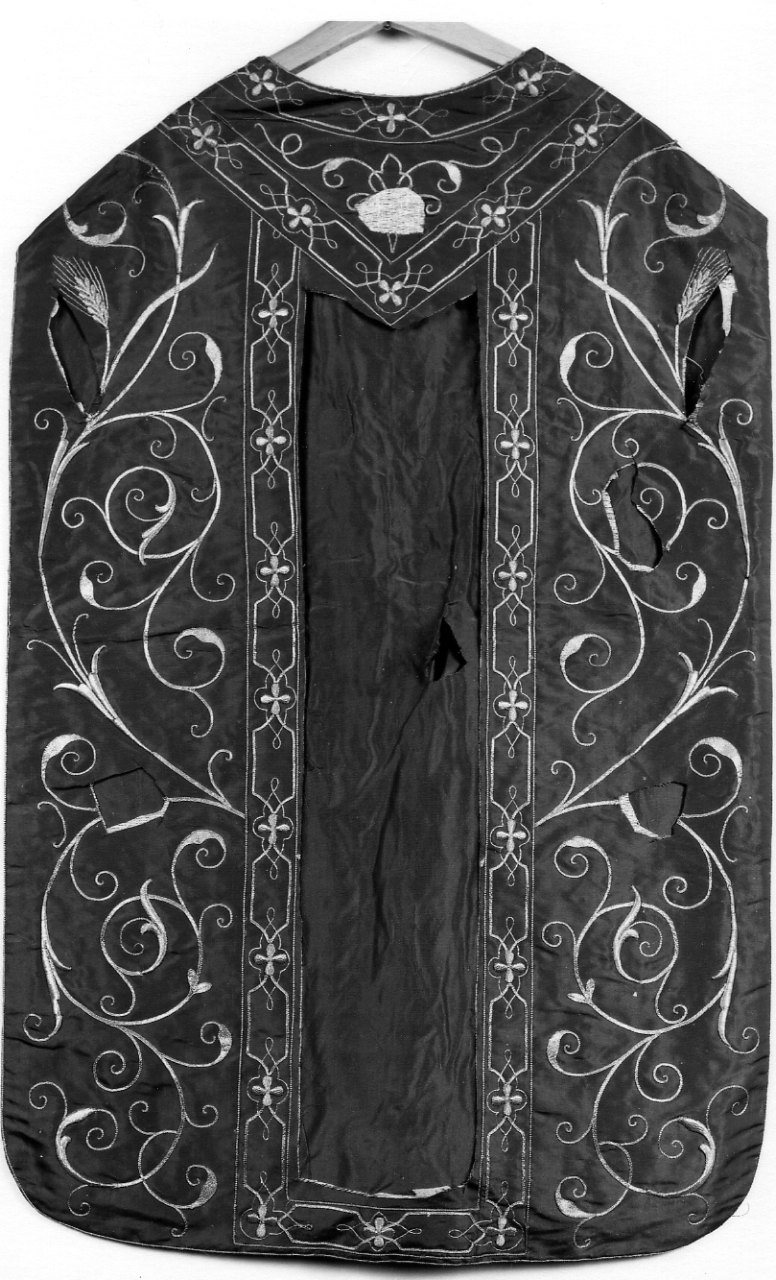 paramento liturgico, insieme - manifattura italiana (prima metà sec. XIX)