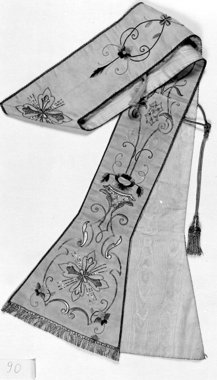 stola, opera isolata - manifattura italiana (seconda metà sec. XIX)