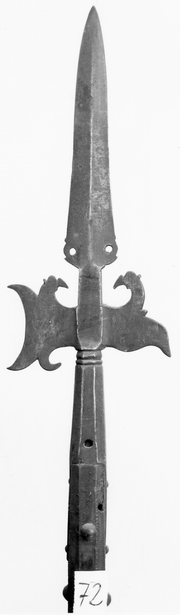 alabardina, opera isolata - ambito italiano (sec. XIX)