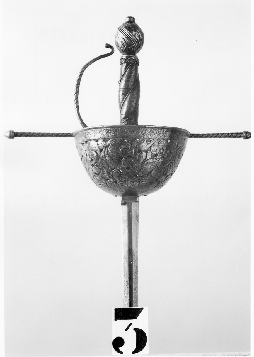 spada da lato, opera isolata - ambito italiano (sec. XVII)