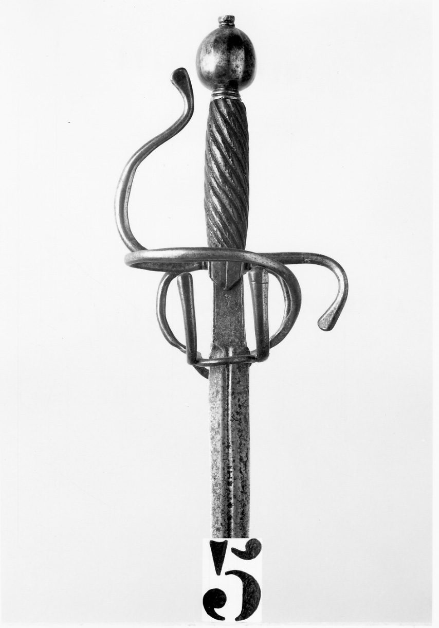 spada da lato, opera isolata - ambito italiano (sec. XVII)