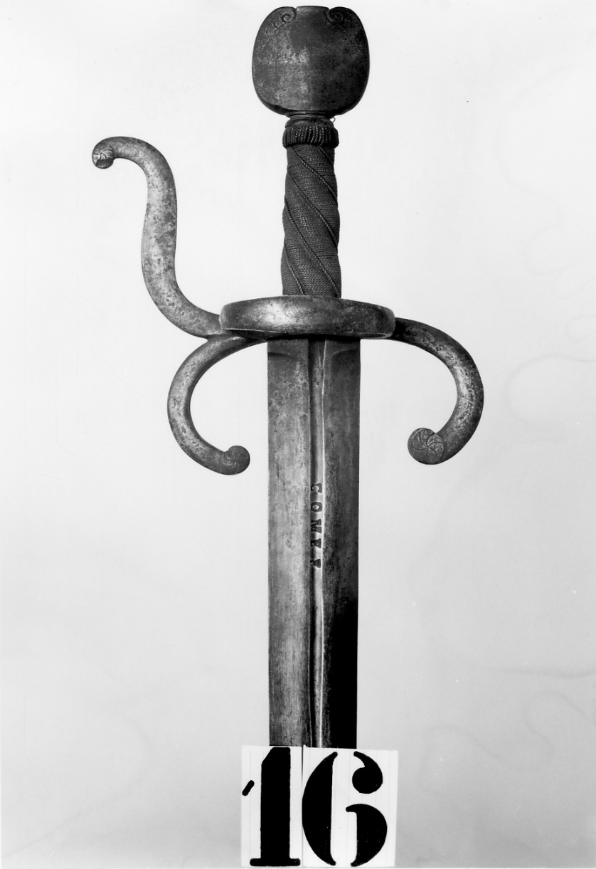 spada, opera isolata - ambito italiano (sec. XVII)