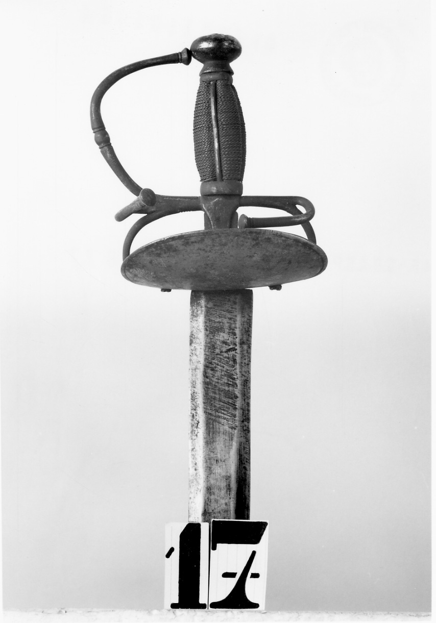 spada, opera isolata - ambito italiano (sec. XVIII)