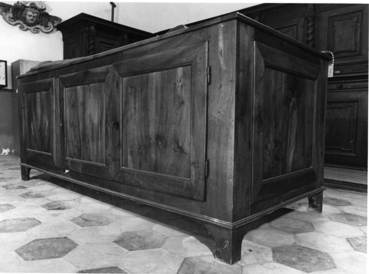 mobile da sacrestia, opera isolata - bottega ortese (sec. XIX)