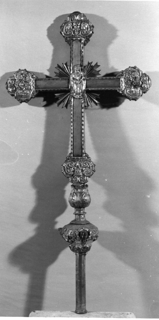Madonna (croce processionale, opera isolata) - bottega lombarda (seconda metà sec. XVII)
