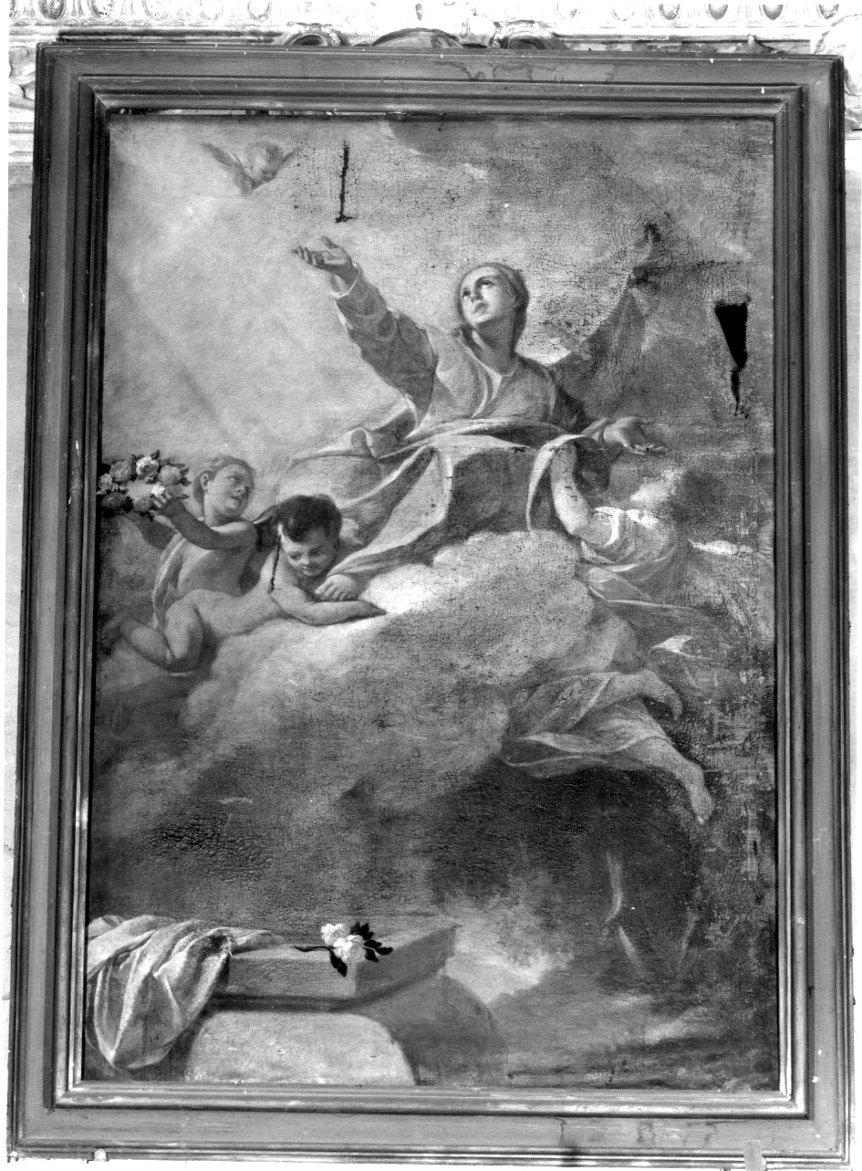 assunzione della Madonna (dipinto, opera isolata) di Bonola Giorgio (ultimo quarto sec. XVII)
