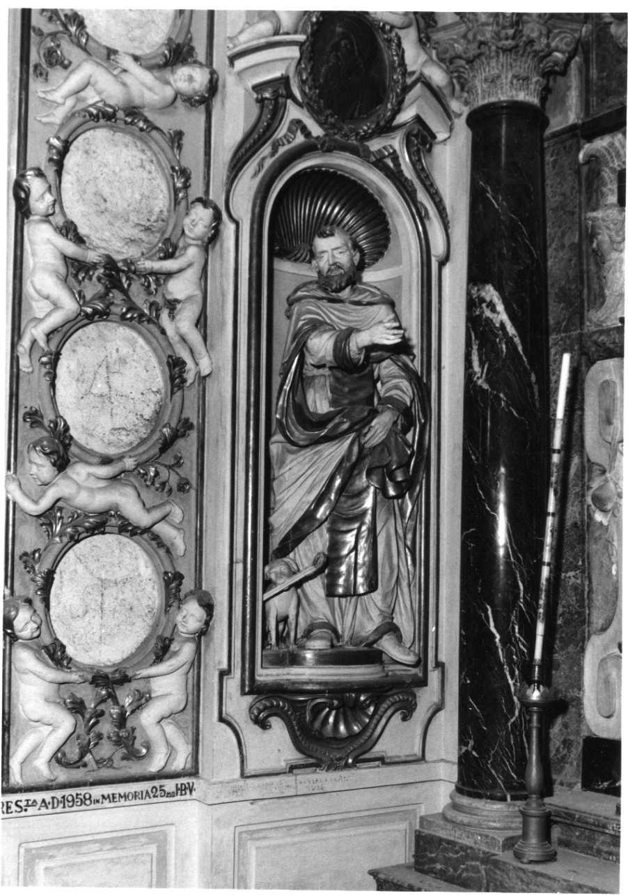 San Domenico (statua, opera isolata) - bottega lombarda (fine/inizio secc. XVII/ XVIII)