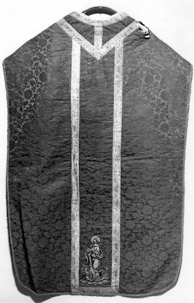 Immacolata Concezione (pianeta, opera isolata) - manifattura italiana (metà sec. XVII)