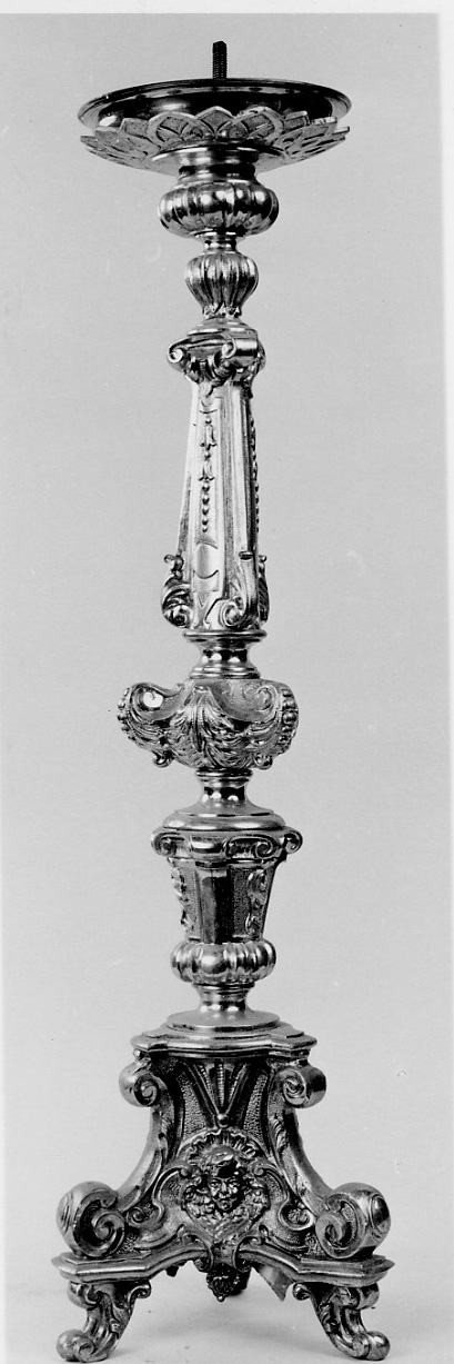 candeliere, opera isolata di Bertarelli Fratelli Ditta (primo quarto sec. XX)