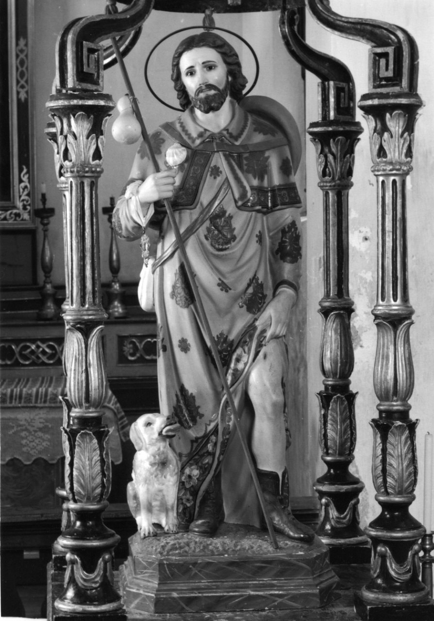San Rocco (statua, opera isolata) di Raffaelli Luigi Ditta (sec. XIX)