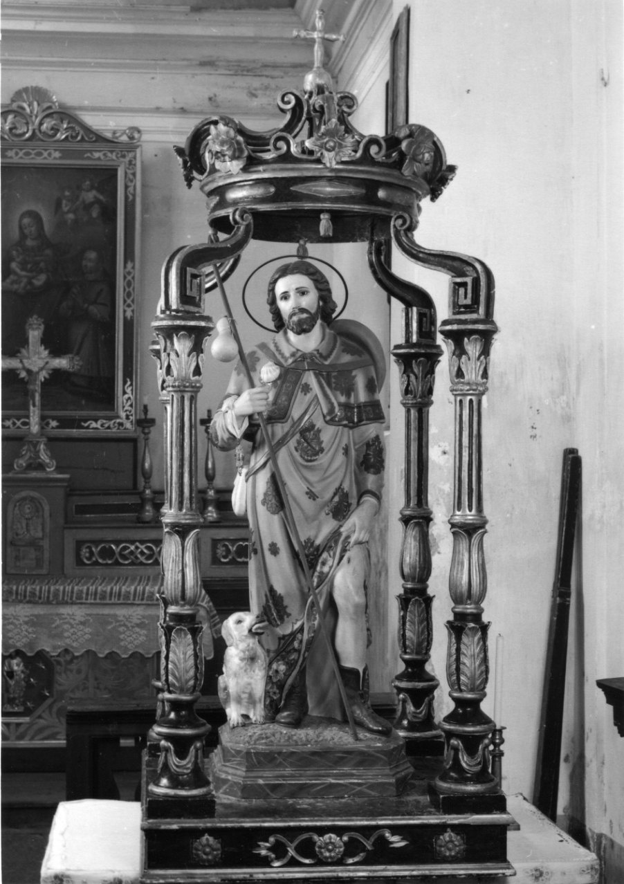 baldacchino processionale, opera isolata - bottega ossolana (prima metà sec. XVIII)