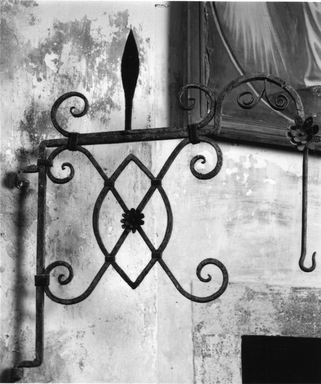 portalampade da chiesa, opera isolata - bottega ossolana (prima metà sec. XIX)