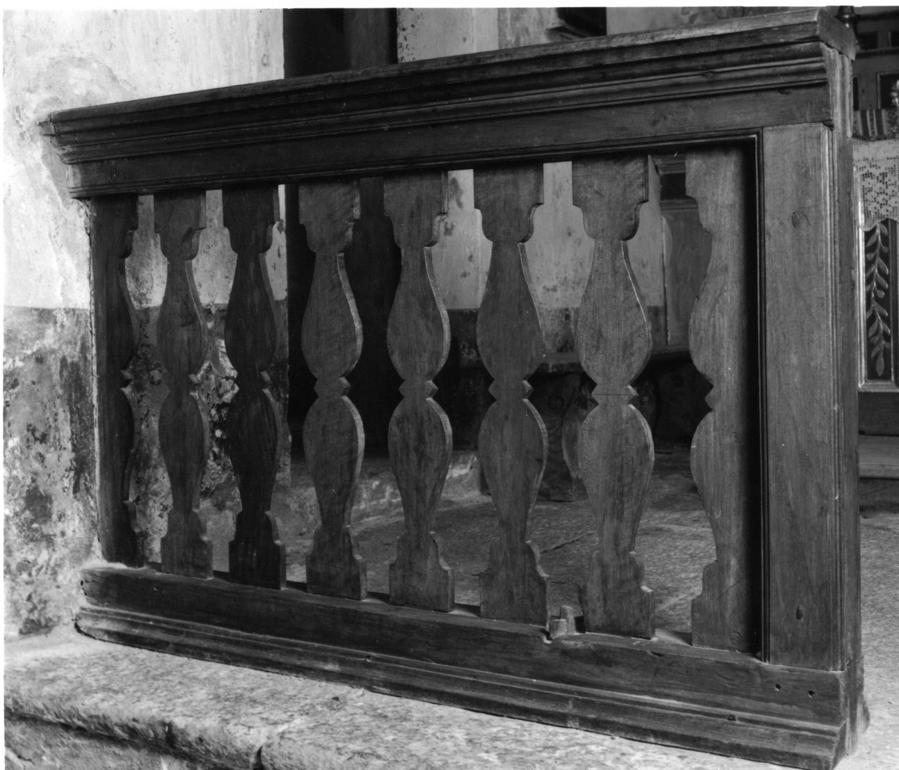 balaustrata, opera isolata - bottega ossolana (prima metà sec. XVIII)