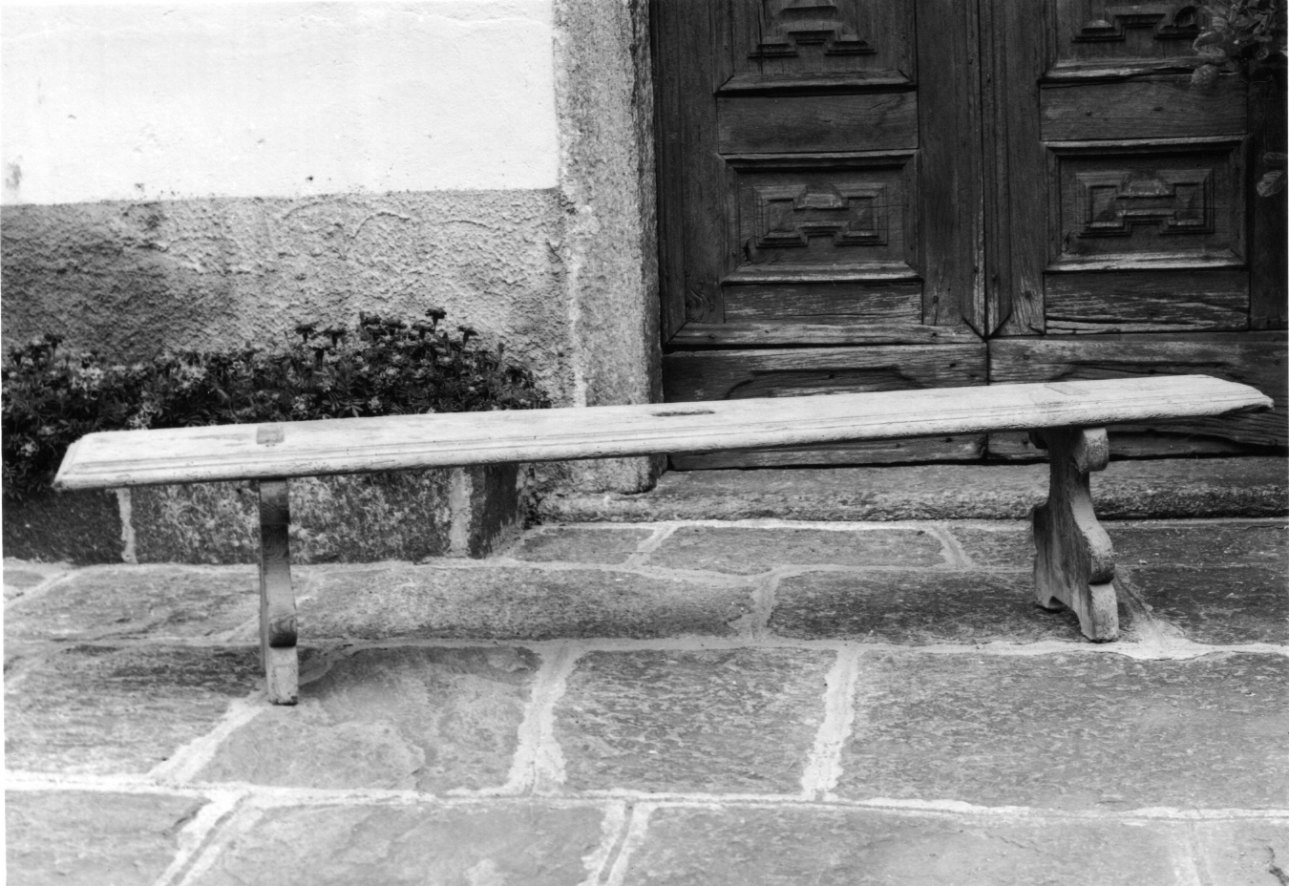 panca, opera isolata - bottega ossolana (metà sec. XVIII)
