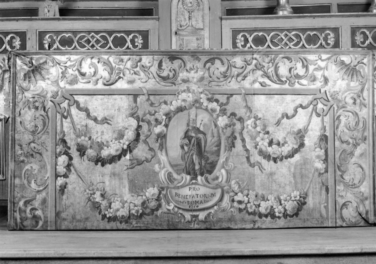 paliotto, opera isolata - manifattura romana (sec. XVIII)