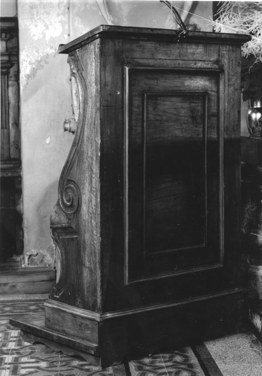 leggio, opera isolata - bottega ossolana (seconda metà sec. XVIII)